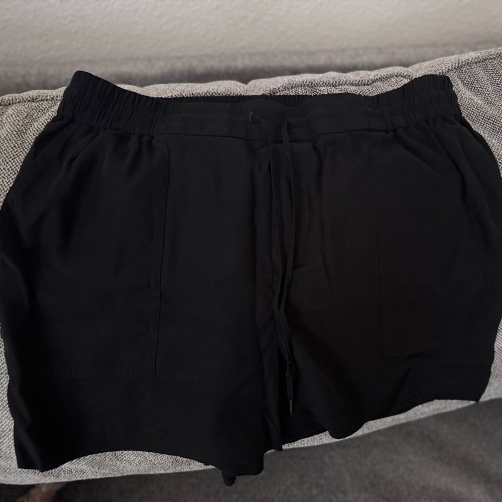 Black Elastic Waist Skirt